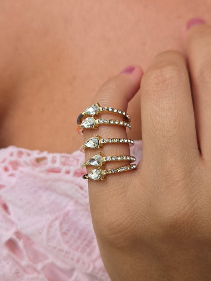 Bague colorée MAJOLICA