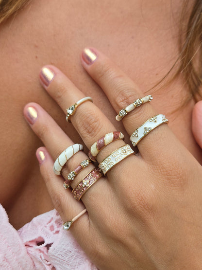 Bague colorée MAJOLICA