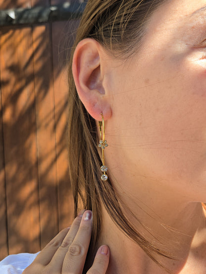 Boucles d’oreilles FLORIA - doré
