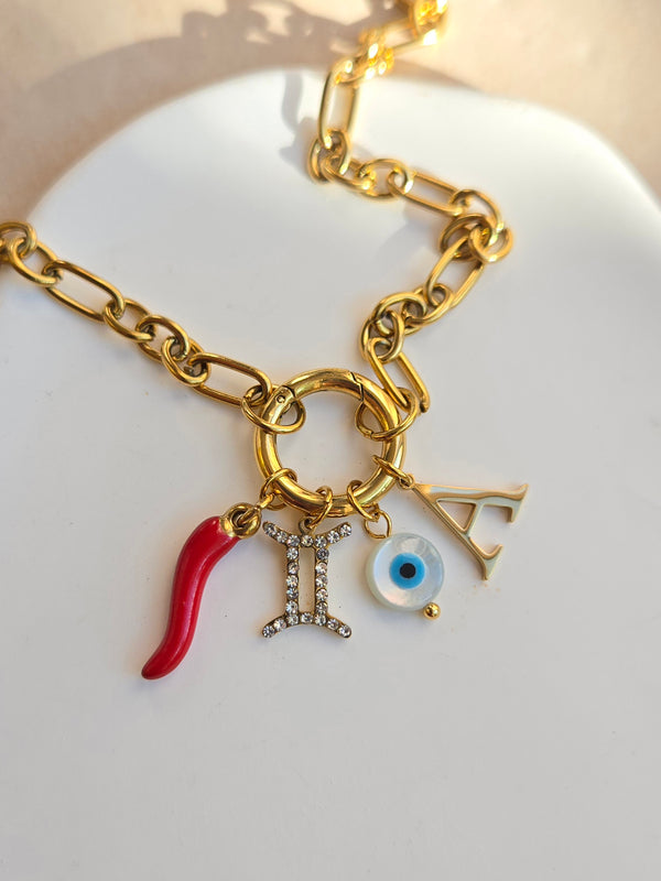 Collier ELYORA (personnalisable) - doré