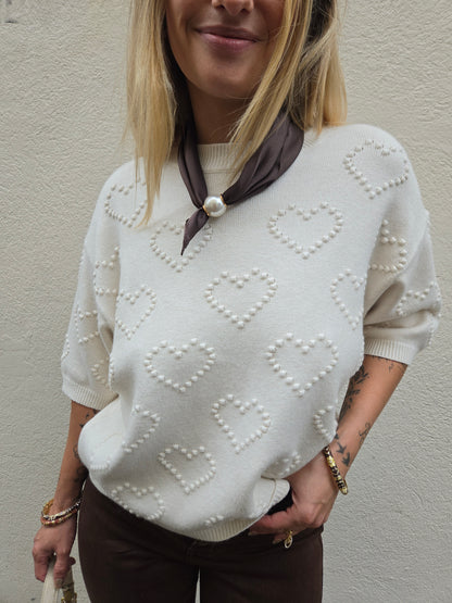 Foulard aimanté - chocolat