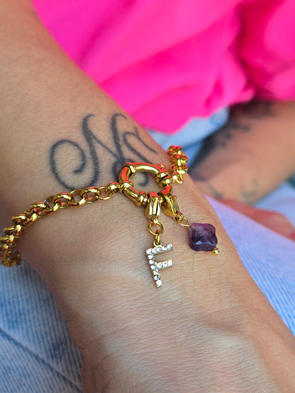 Bracelet MAYNA (personnalisable) - doré