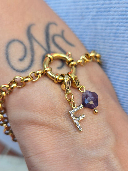 Bracelet MAYNA (personnalisable) - doré