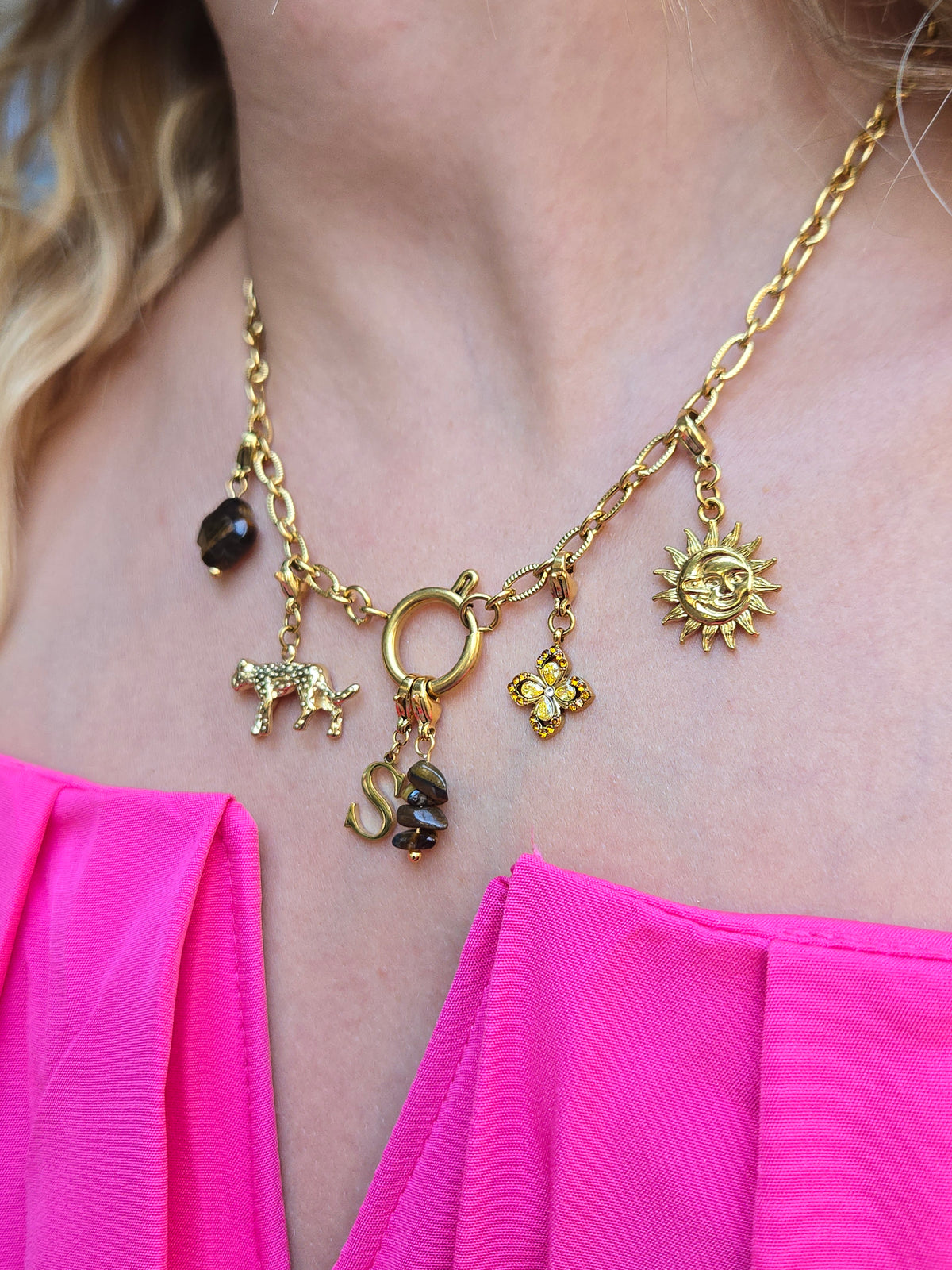 Collier TIFFANIA (personnalisable) - doré
