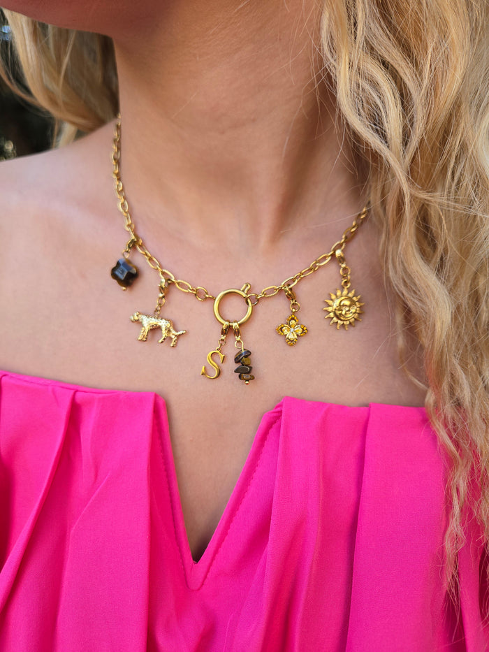 Collier TIFFANIA (personnalisable) - doré