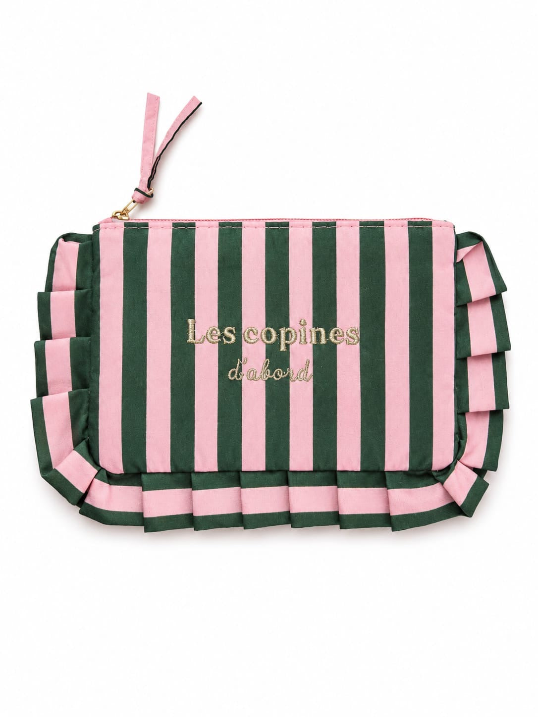 Pochette LES COPINES D’ABORD | vert & rose