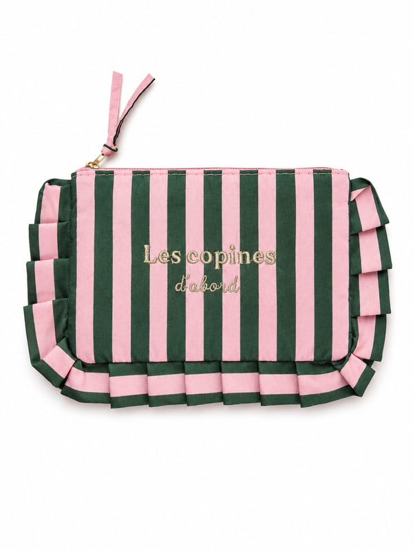 Pochette LES COPINES D’ABORD | vert & rose