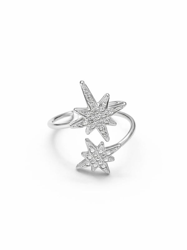 Bague CELESTIA double – argenté