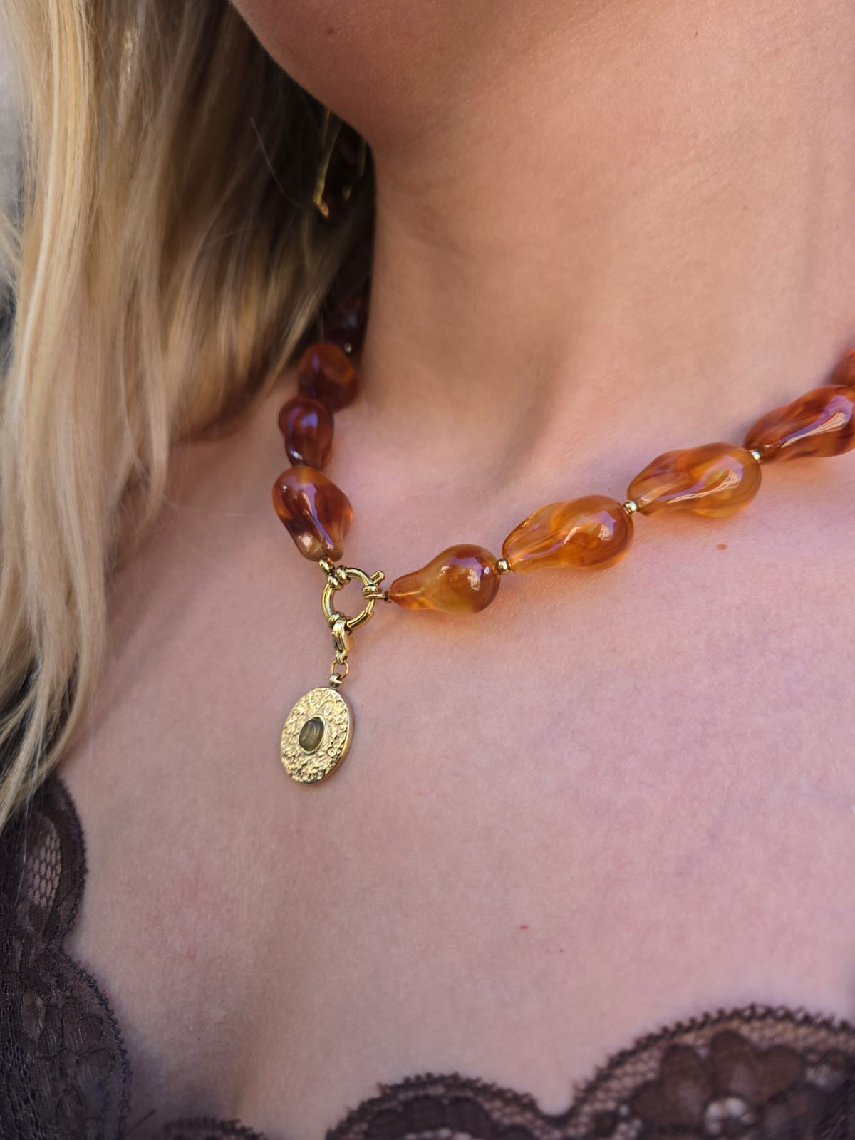 Collier perles ASHA