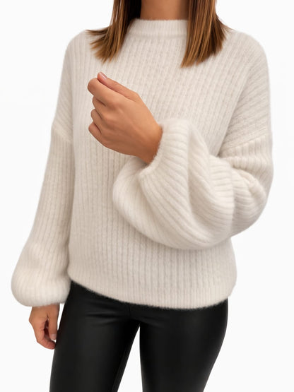 Pull manches évasées | Blanc