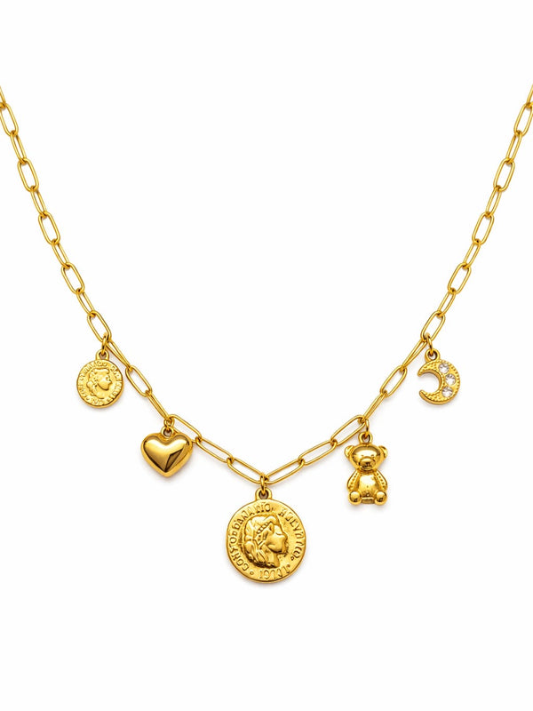 Collier FIORA - doré