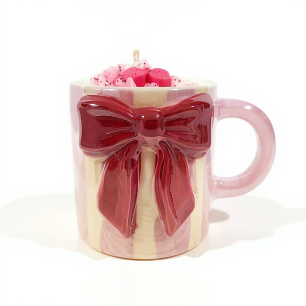 Bougie artisanale gourmande LOVE BOW | 400g