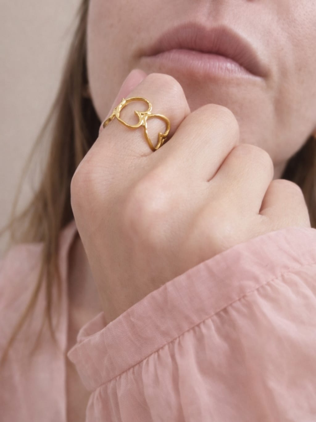 Bague TI AMO – doré
