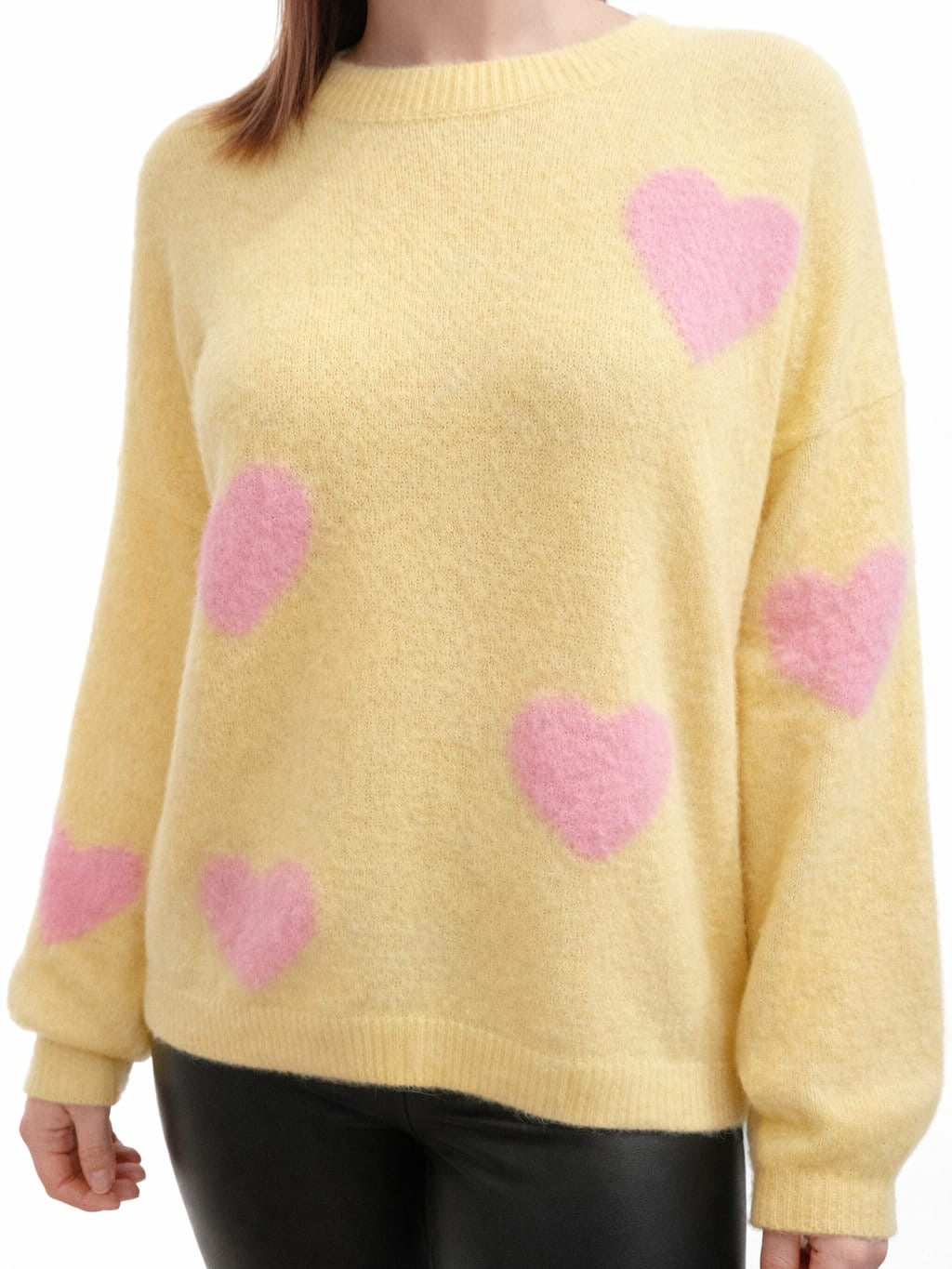 Pull motif cœur