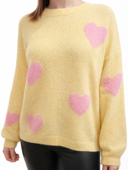 Pull motif cœur
