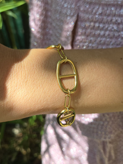 Bracelet maille marine prestige