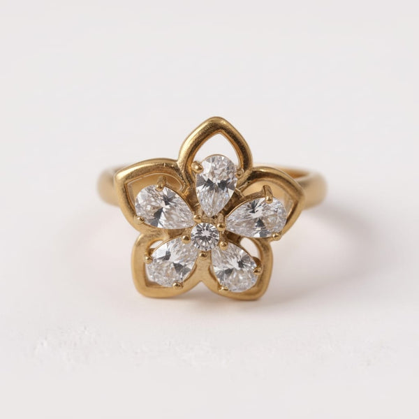 Bague rotative anti-stress LYRA – doré