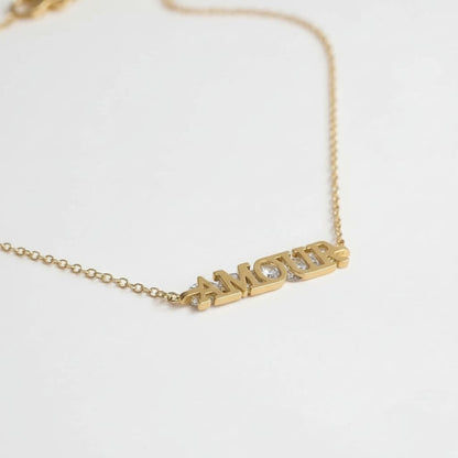 Collier AMOUR – doré