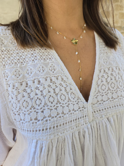 Robe cotton dentelle