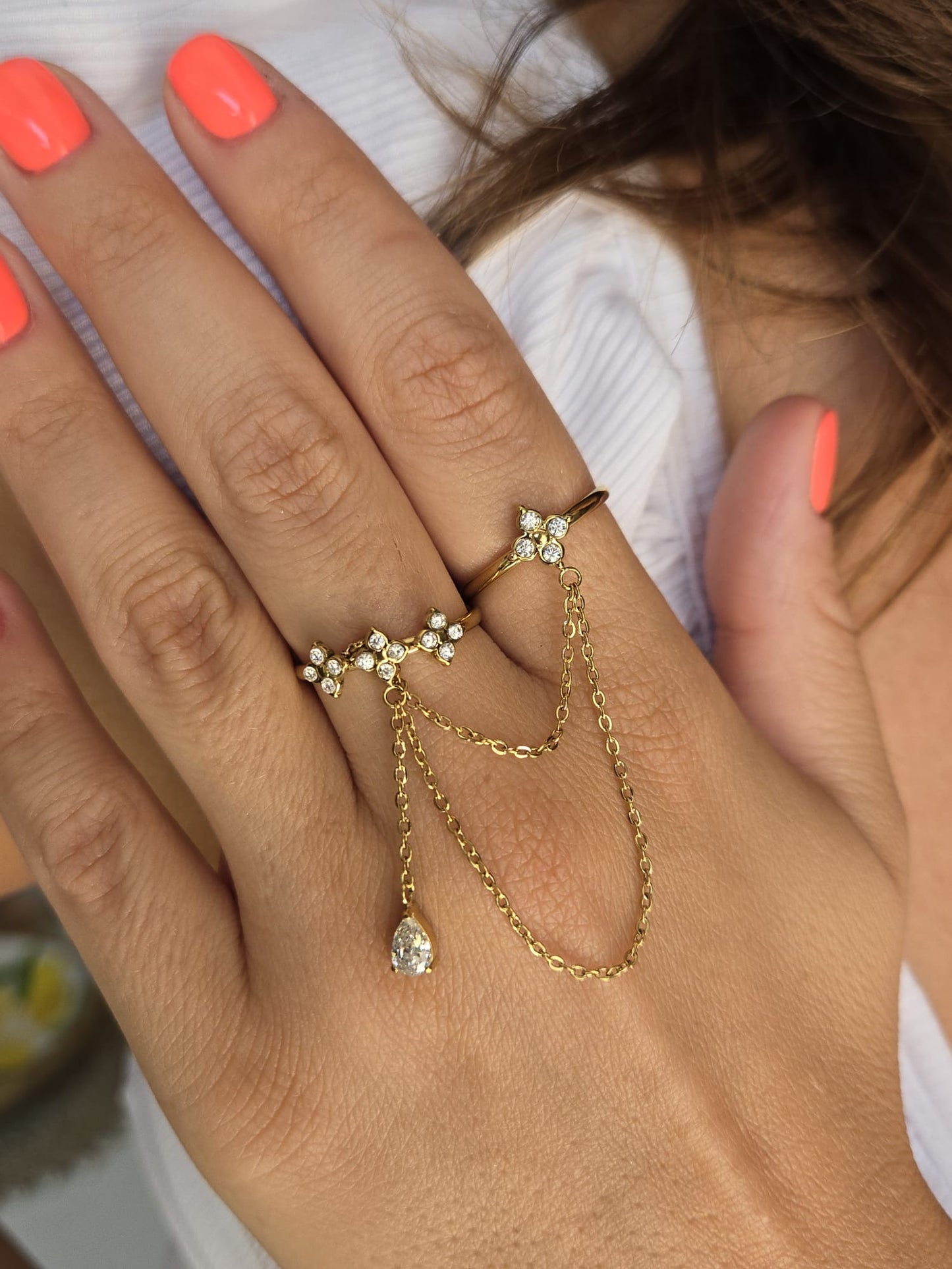 Double bague ORNELLA