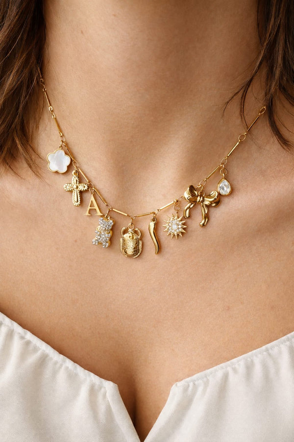 Collier NYSSEA (personnalisable) - doré