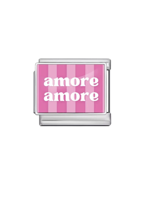 Charm italien AMORE AMORE argenté