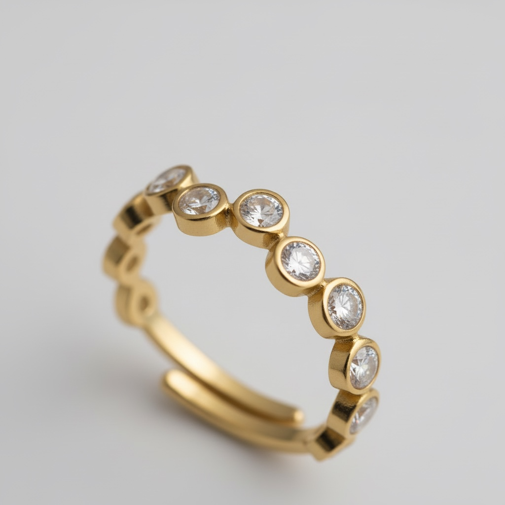 Bague HALO - doré