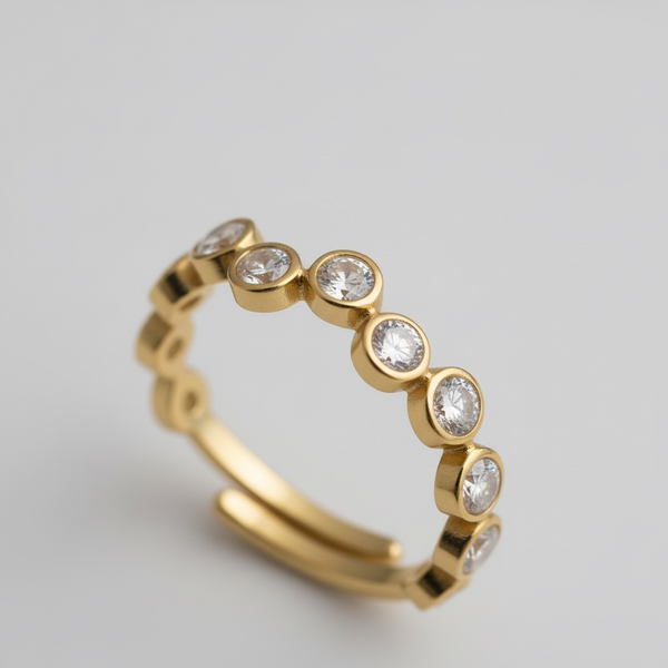 Bague HALO - doré