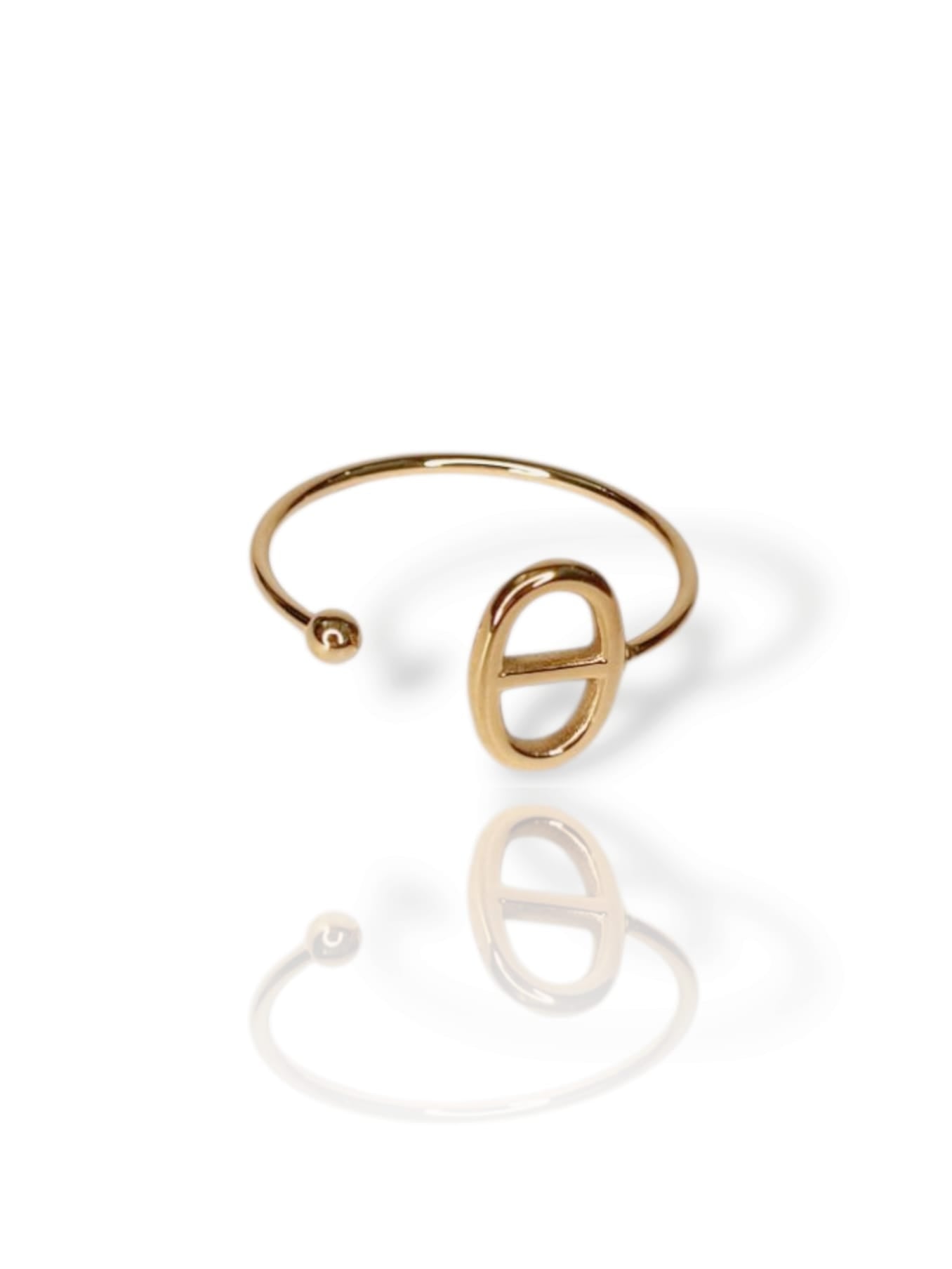 Bague ouverte AGATA  - doré