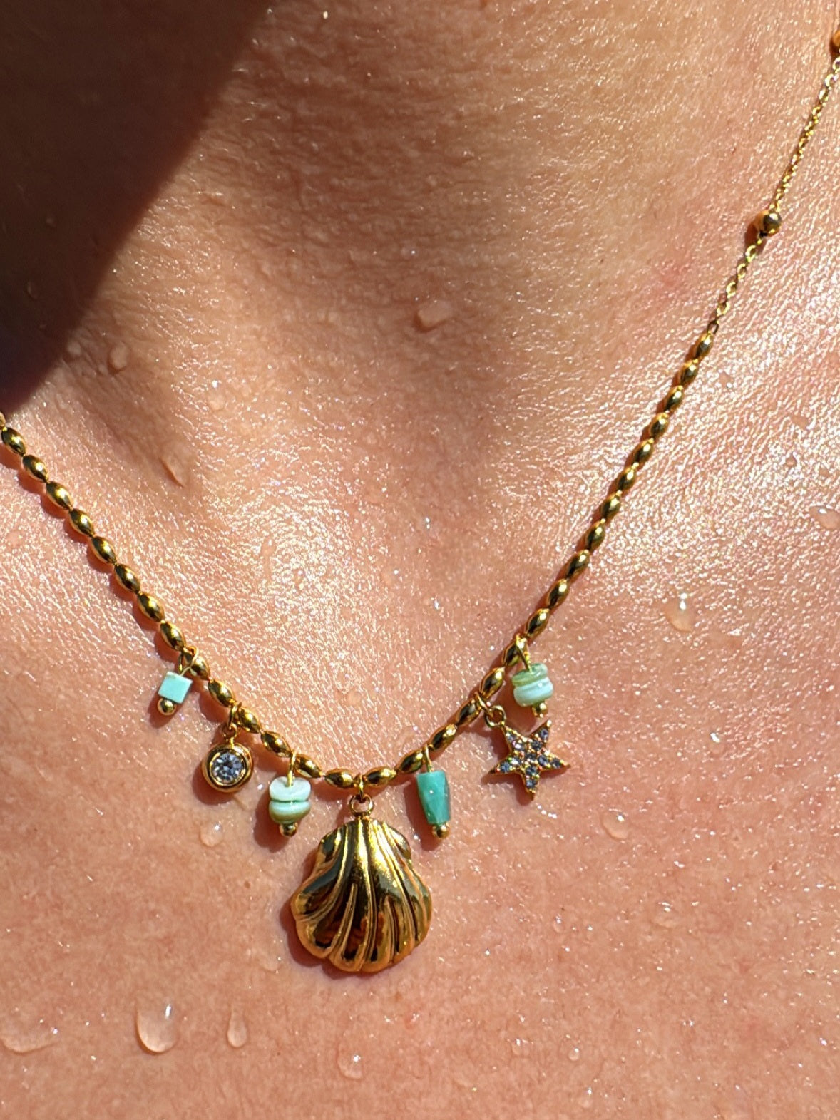 Collier Lagune | Doré
