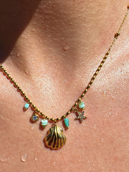 Collier Lagune | Doré
