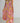 Robe en soie dos nu - jaune/rose