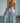 Robe en soie dos nu - bleu