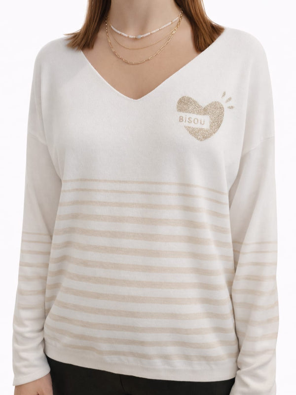 Blouse casual BISOU | Beige