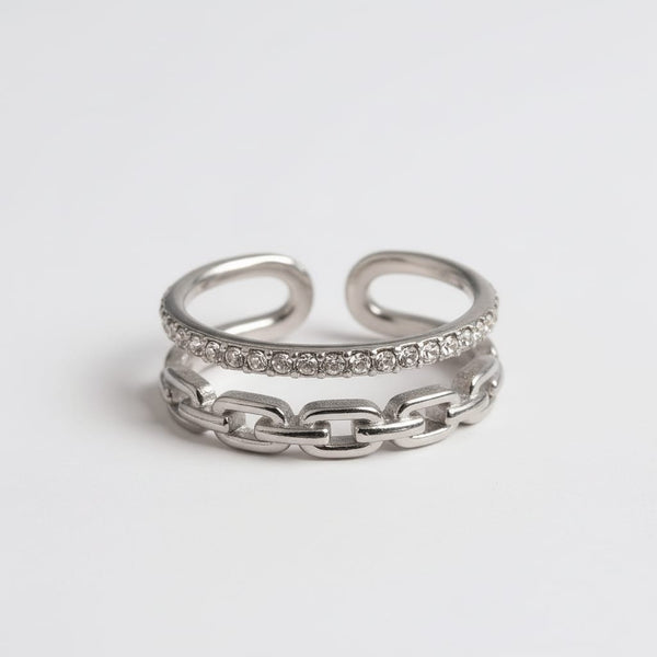 Bague ÉMAÏ– argenté