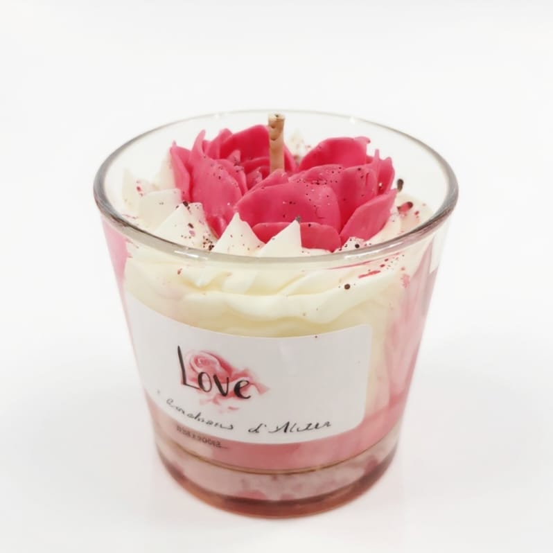 Bougie artisanale FLORAL LOVE | 160 g