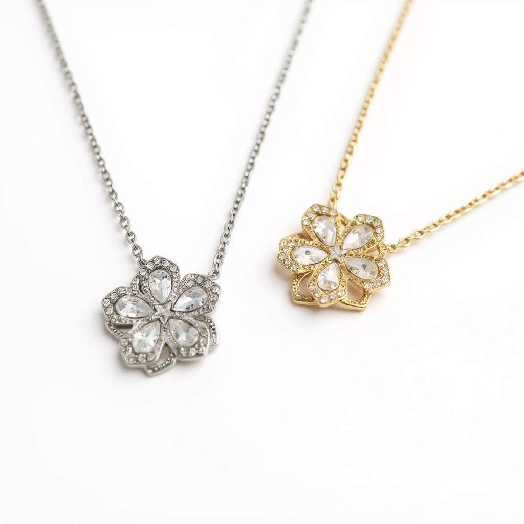 Collier rotatif anti-stress ANNA - Doré