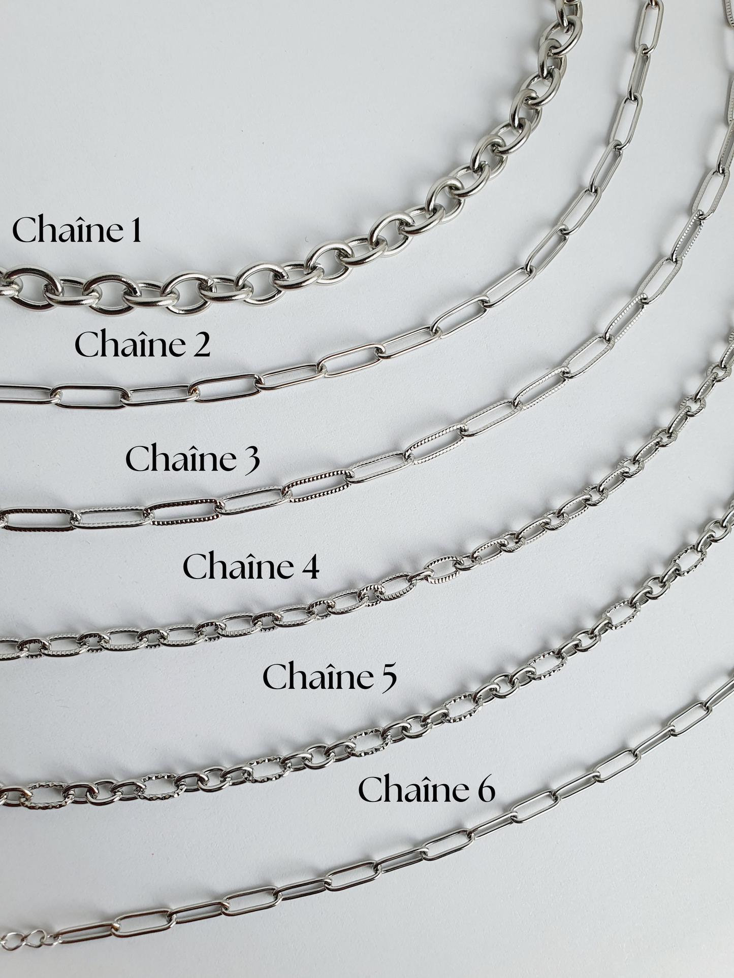 Bar à breloques argentées - Compose ton bijou personnalisé