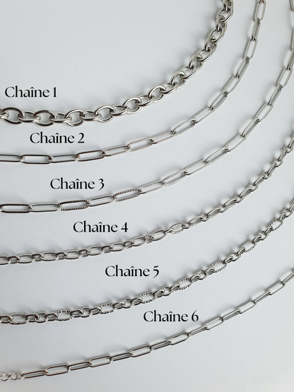 Bar à breloques argentées - Compose ton bijou personnalisé