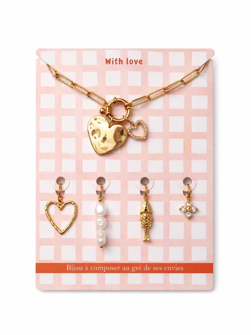 Kit Collier Charms - doré