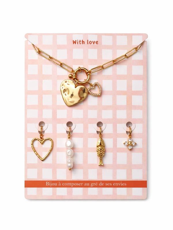 Kit Collier Charms - doré