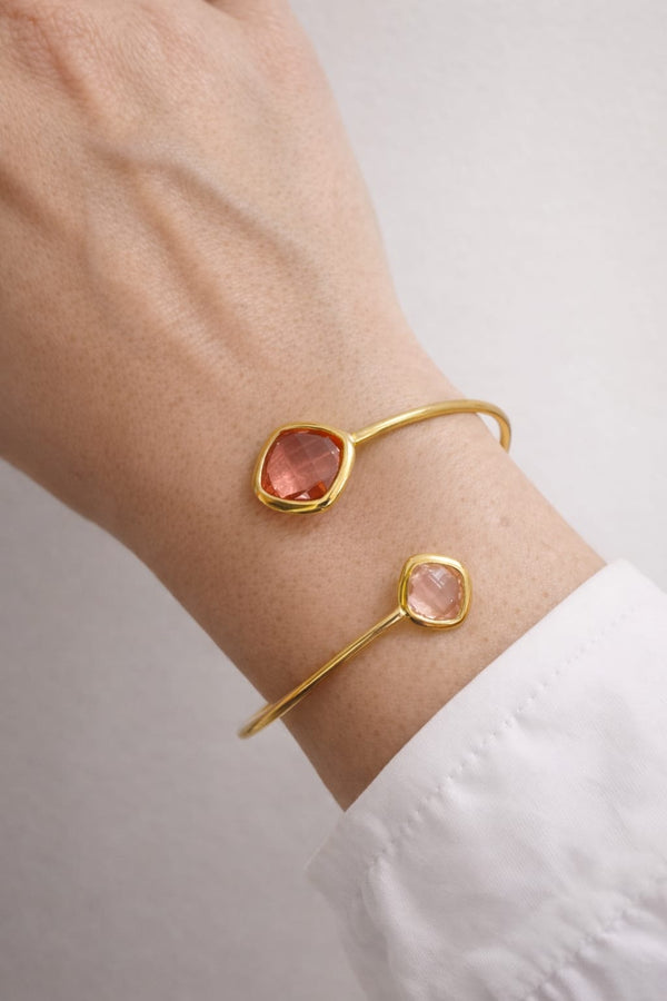 Jonc DOUBLE CRISTAL – doré