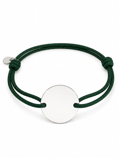 Bracelet cordon a graver - argenté | Coloris au choix