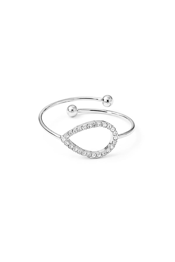 Bague Larme Éternelle - argenté