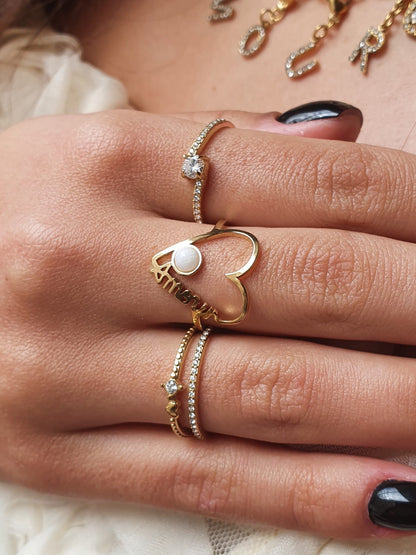 Bague LUMIA - doré