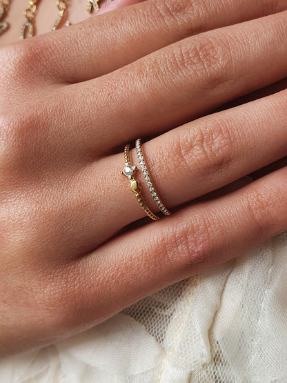 Bague LUMIA - doré