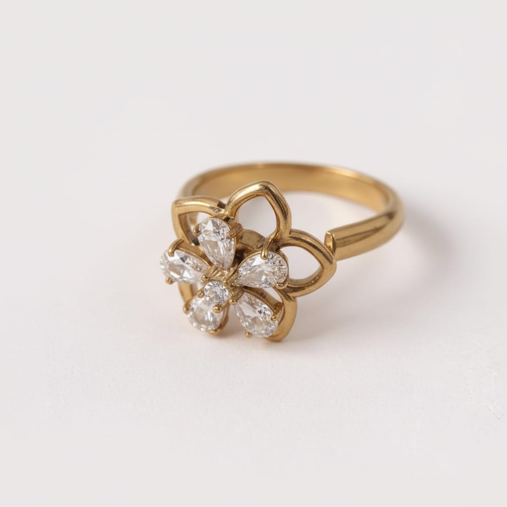 Bague rotative anti-stress LYRA – doré