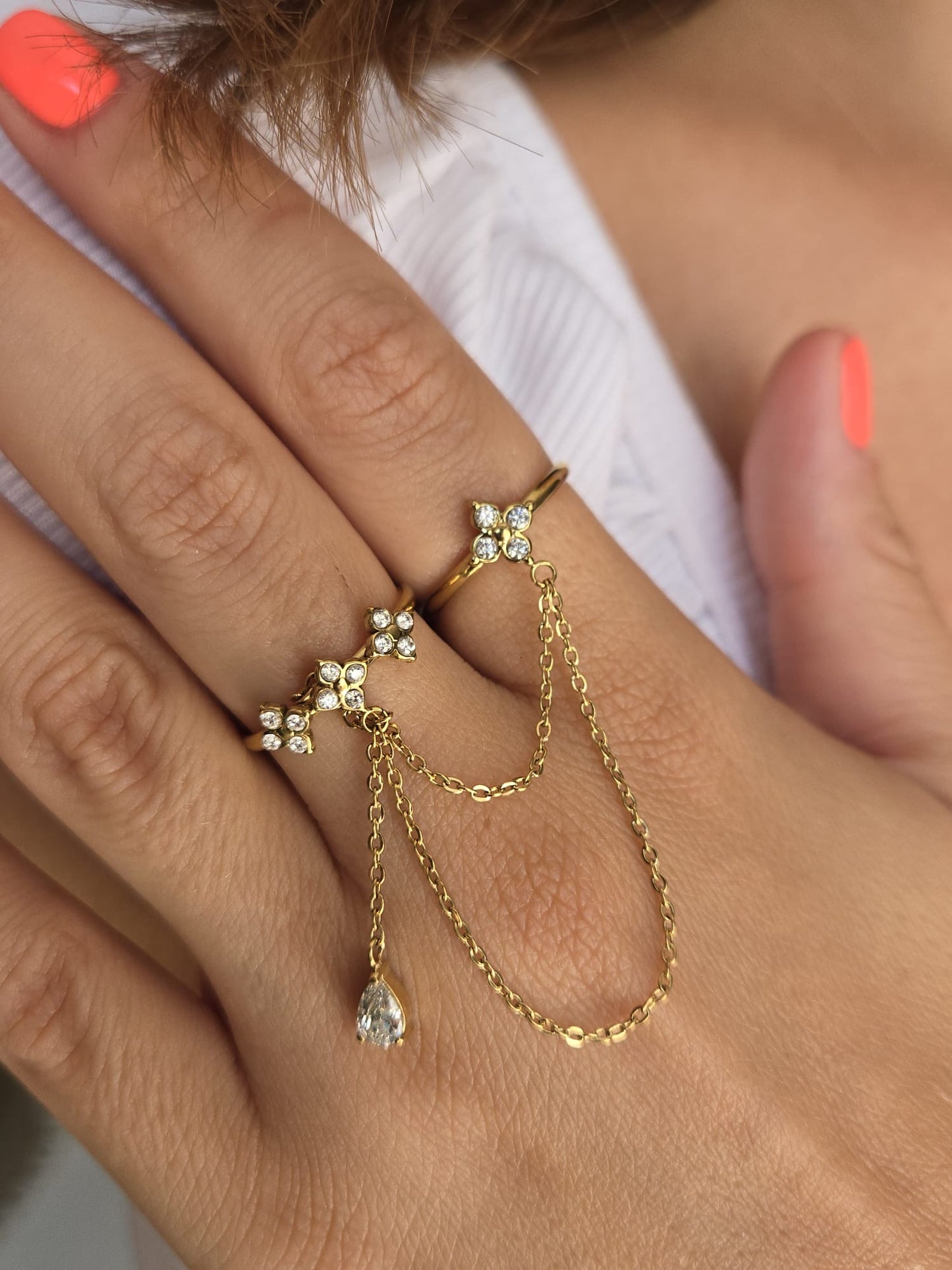 Double bague ORNELLA