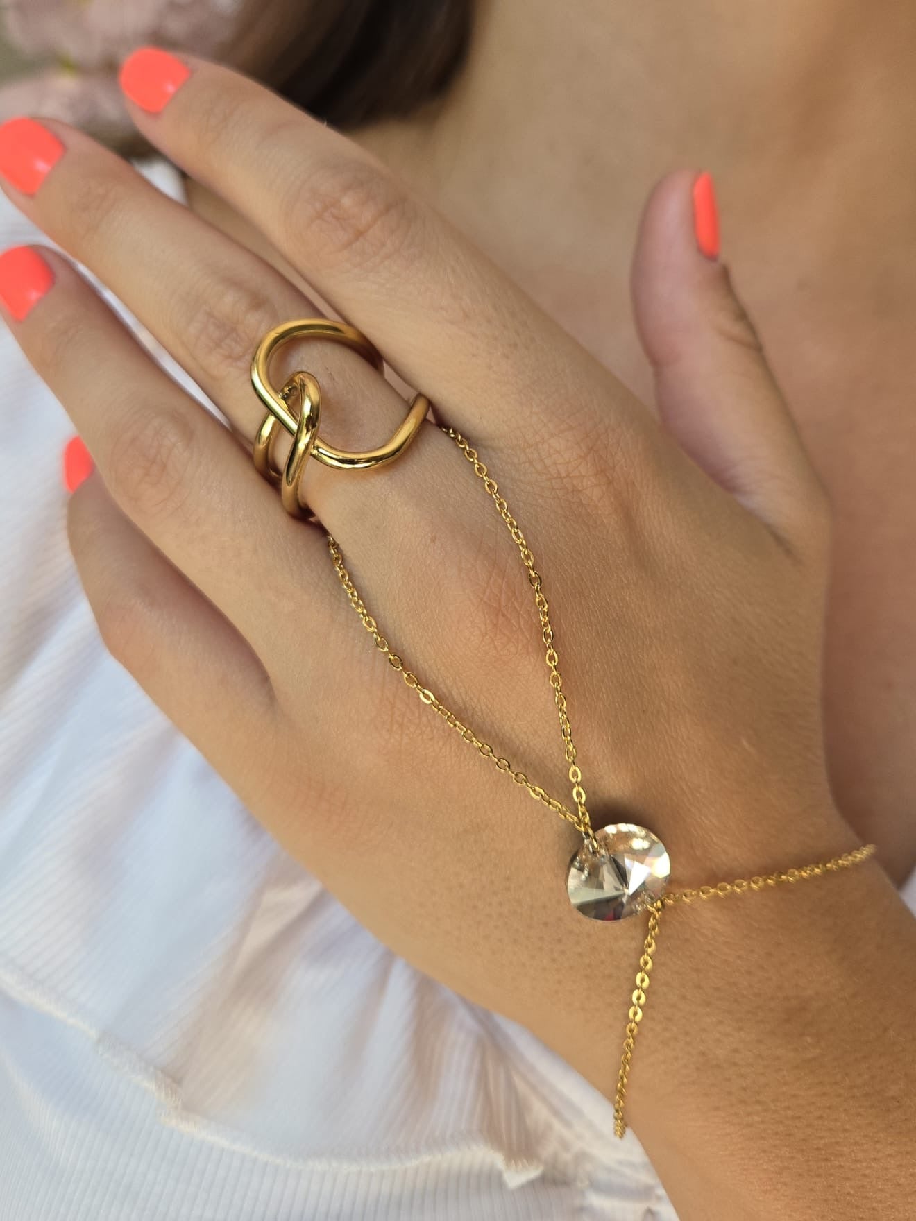 Bijou de main Cristal