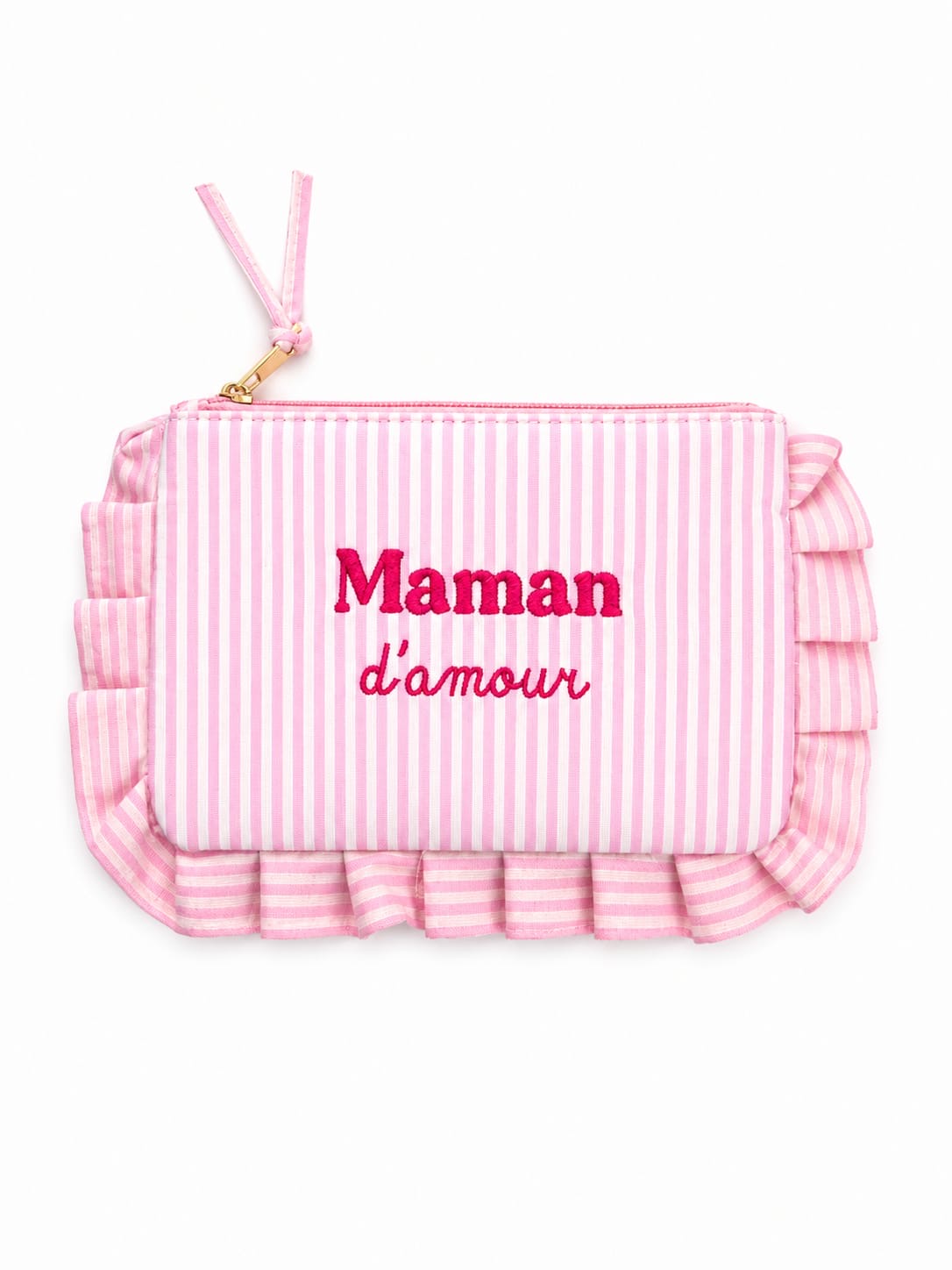Pochette à rayures "Maman d’amour"